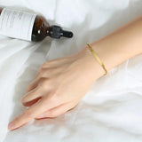 Engraved Stainless Steel Bracelet Couple Matching ID Jewelry