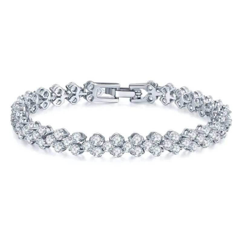 AAA+ Cubic Zircon Bracelet for Women OL Style