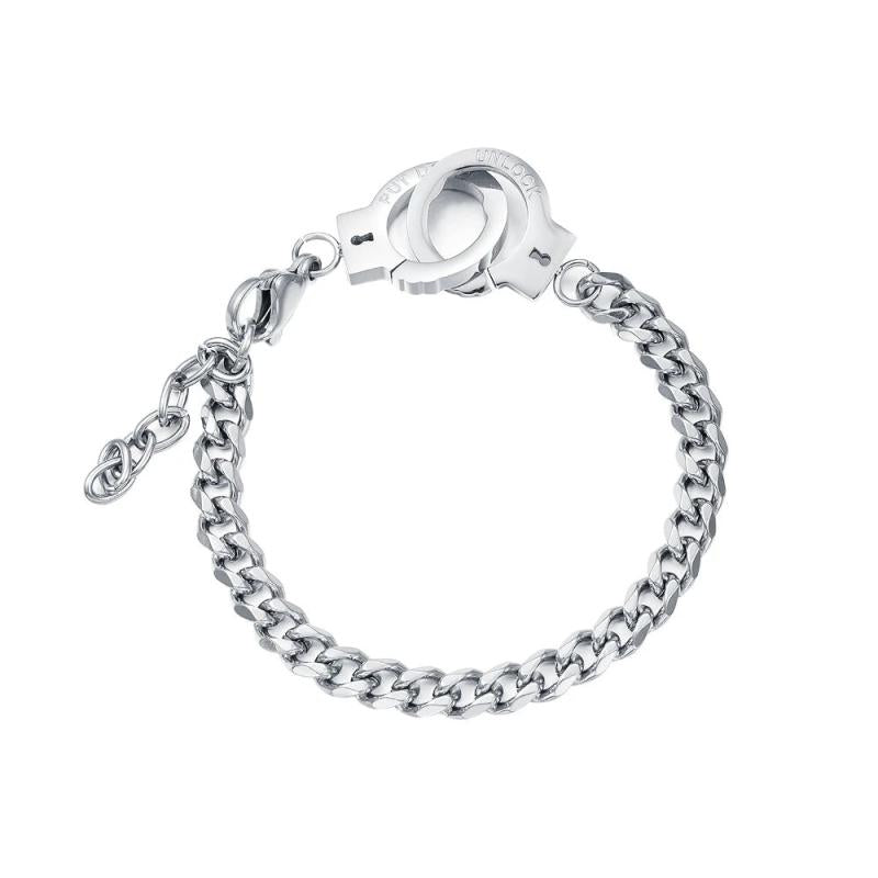 Stainless Steel Handcuff Bracelet Couple Bracelet Jewelry
