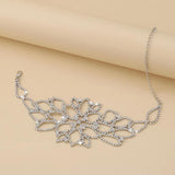 Boho Hollow Flower Arm Cuff Bracelet for Bridesmaid Wedding