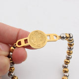 B371 St. Benedict Bracelets 6mm Beaded Rosary Jewelry