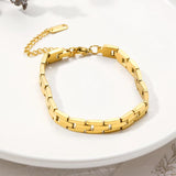 WILD Stainless Steel Charm Chains Bracelet Bangle Punk Women Jewelry
