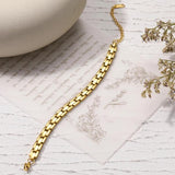 WILD Stainless Steel Charm Chains Bracelet Bangle Punk Women Jewelry