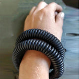Retro Punk Style Ladies Rubber Bracelet