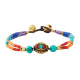 Tibetan Nepal Woven Bracelet Retro Bell Bracelet