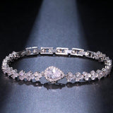 Crystal Zircon Tennis Bracelet for Women Party Jewelry