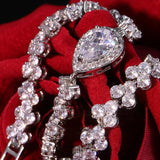 Crystal Zircon Tennis Bracelet for Women Party Jewelry