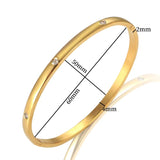 Cz Inlay Crystal Lover Bracelets for Women