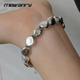 Mewanry Vintage Hiphop Bracelet Irregular Geometric Party Jewelry