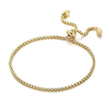 Silver Stainless Steel Chain Bracelet Jewelry Gift