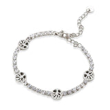 Life Tree Charm Bracelet Crystal Zircon Chain Christmas Jewelry