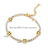 Life Tree Charm Bracelet Crystal Zircon Chain Christmas Jewelry