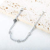 Life Tree Charm Bracelet Crystal Zircon Chain Christmas Jewelry
