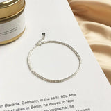 Minimalist Silver Chain Bracelet for Women S-B446