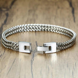 Men's Stainless Steel Chain Bracelet Rock Christmas