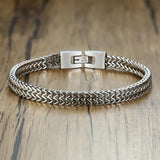 Men's Stainless Steel Chain Bracelet Rock Christmas