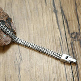 Men's Stainless Steel Chain Bracelet Rock Christmas
