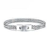 Men's Stainless Steel Chain Bracelet Rock Christmas