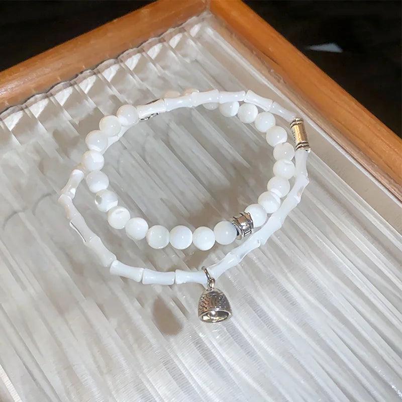 Bamboo Bracelet for Women Beaded Bracelets