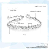 Multicolour Ball Rose Bracelet with Austrian Crystals