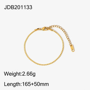 Tarnish Waterproof S Chain Bracelet For Women