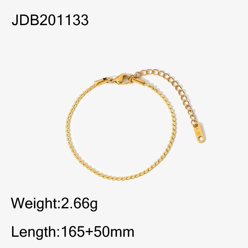 Tarnish Waterproof S Chain Bracelet For Women