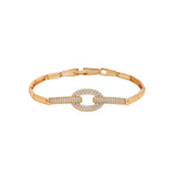 Circle Zircon Bracelet 18k Plated AAA+ CZ Gift for Girl