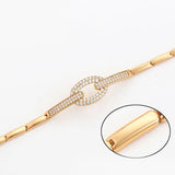 Circle Zircon Bracelet 18k Plated AAA+ CZ Gift for Girl