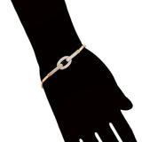Circle Zircon Bracelet 18k Plated AAA+ CZ Gift for Girl
