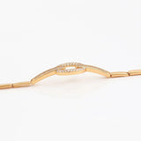 Circle Zircon Bracelet 18k Plated AAA+ CZ Gift for Girl