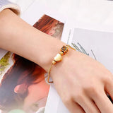 Initial Letter Bracelet Heart Chain Bracelet Wedding Engagement Wristband