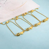 Initial Letter Bracelet Heart Chain Bracelet Wedding Engagement Wristband