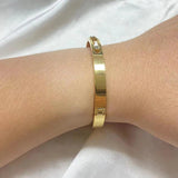 Stainless Steel Crystal Cuff Bracelet for Women