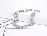 Geometry Charm Bracelet Bangle Titanium Stainless Steel