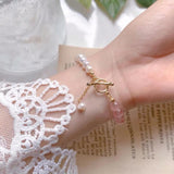 Baroque Natural Pearl Bracelet Women's Stone Bracelet