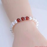 Baroque Natural Pearl Bracelet Women's Stone Bracelet