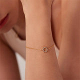 Youthway CZ Bracelet for Women Adjustable High Metal Jewelry Gift