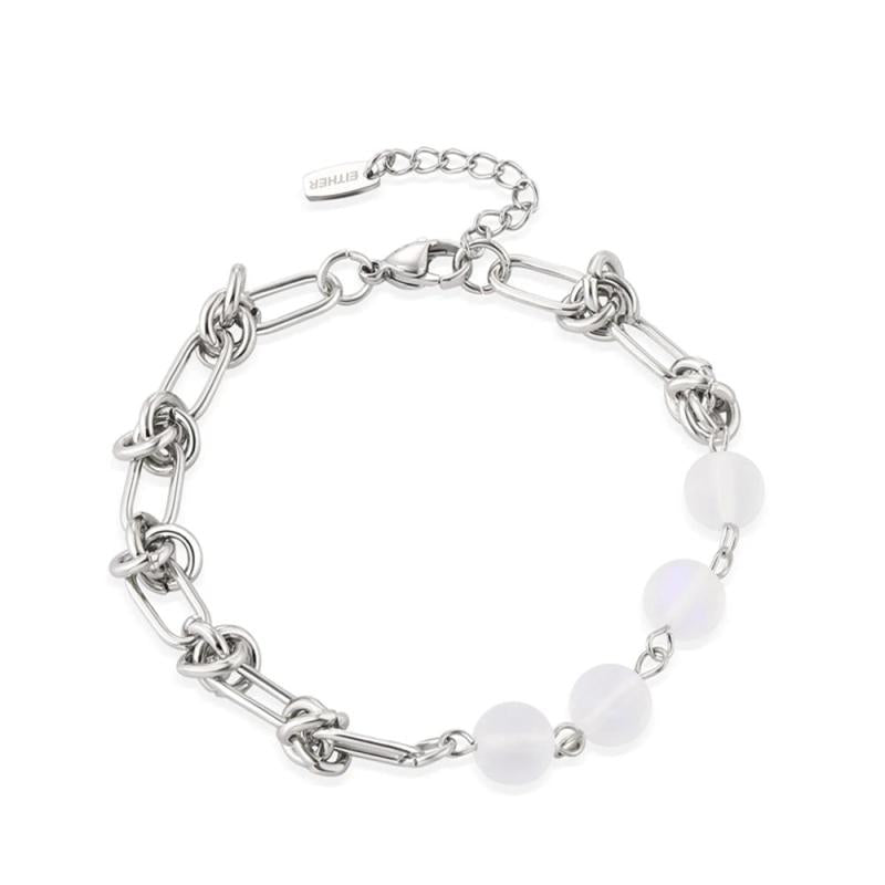 Moonstone Stainless Steel Bracelet for Women
