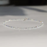 Ins Style Crystal Chain Bracelet Glitter Beads Link Fine Jewelry
