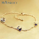 Rose Bracelets Crystal Bracelet for Women Girls Gift