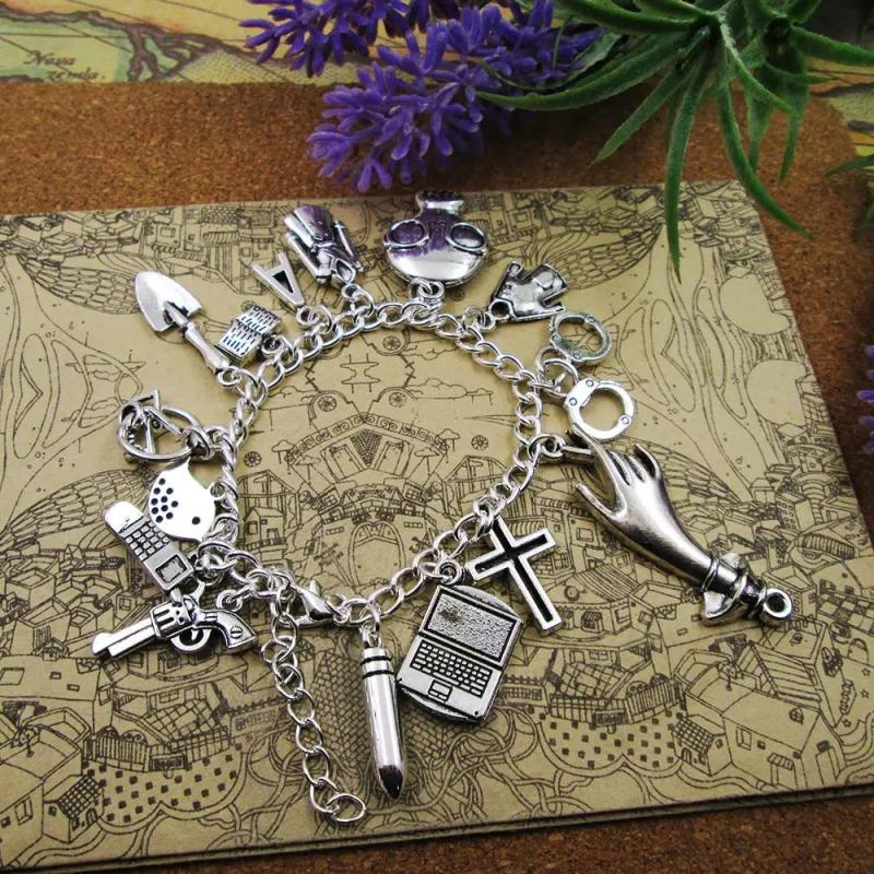 Pretty Little Liars Charm Bracelet Jewelry