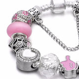 European Silver Plated Antique Bracelets for Women