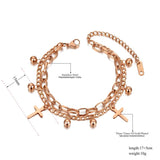 Bohemia Beach Double Layer Bracelets For Women Girls B20136