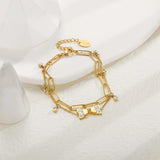 WILD Double Layered Crystal Bracelet - Statement Jewelry Gift