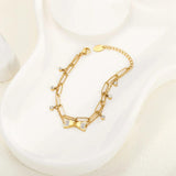 WILD Double Layered Crystal Bracelet - Statement Jewelry Gift