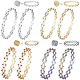 1 Pc Transforming Bracelet Ring 2-in-1 Adjustable Retractable for Women