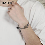 Handcuffs Bracelet Stainless Steel Charm Chain Hand Bracelet Male Accessory