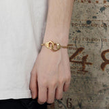 Handcuffs Bracelet Stainless Steel Charm Chain Hand Bracelet Male Accessory