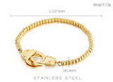 Handcuffs Bracelet Stainless Steel Charm Chain Hand Bracelet Male Accessory