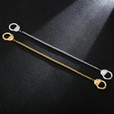 Handcuffs Bracelet Stainless Steel Charm Chain Hand Bracelet Male Accessory